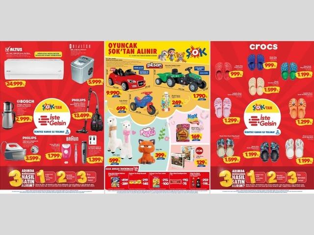 ŞOK'a Crocs terlik geliyor! 23 Mayıs 2026 ŞOK akt&uuml;el kataloğu 