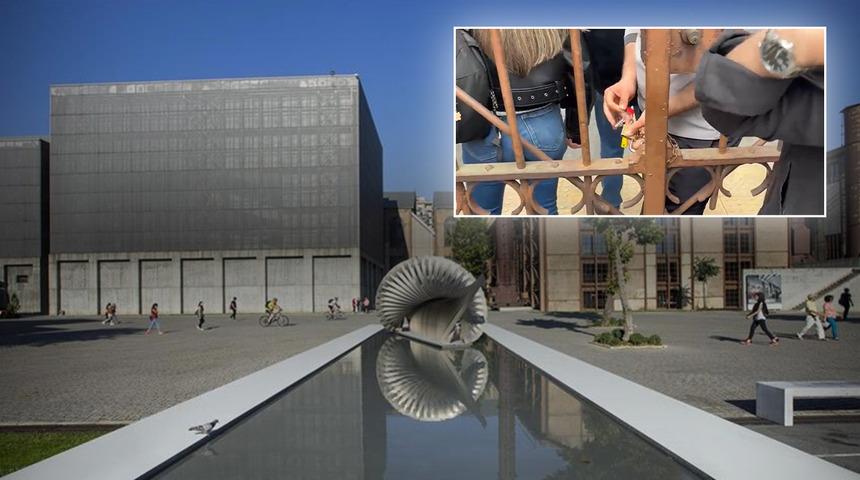 &Ccedil;evik kuvvet Bilgi &Uuml;niversitesi'nde! Okula kilit vuruldu: G&uuml;ndem olan g&ouml;r&uuml;nt&uuml;ler