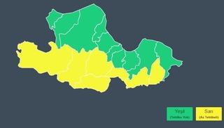 Samsun&rsquo;un i&ccedil; kesimleri i&ccedil;in kuvvetli yağış uyarısı
