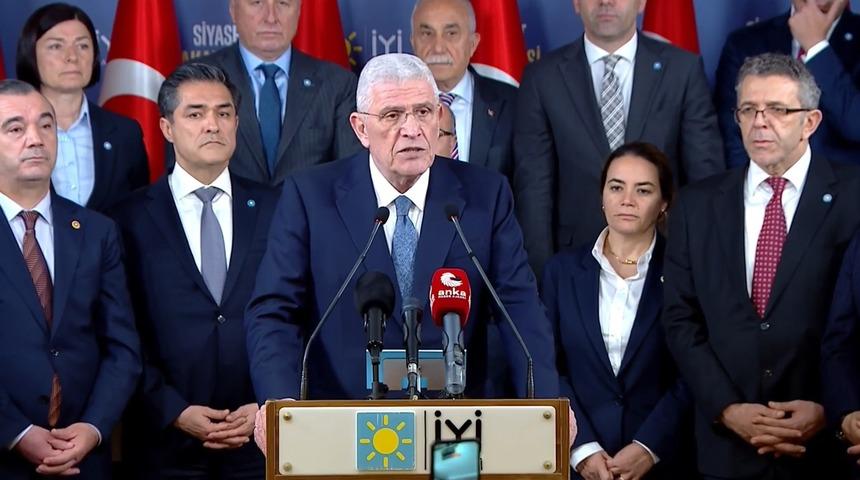 İYİ Parti lideri M&uuml;savat Dervişoğlu'ndan CHP'ye tam destek! "İYİ Parti bu s&uuml;re&ccedil;te taraftır!"