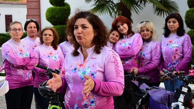 Mor pedallar, 'Türk Kadınının Zaferi' için çevrilecek