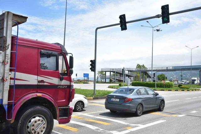 Giresun’da dron destekli trafik denetimi 1
