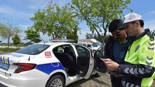 Giresun’da dron destekli trafik denetimi