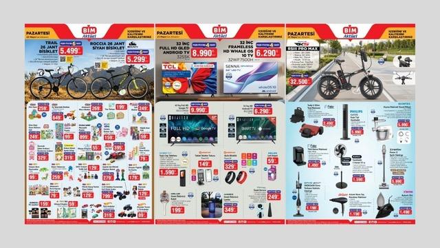 BİM'e elektrikli bisiklet geliyor! 25 Mayıs 2026 BİM kataloğu 