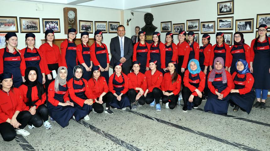 Kız öğrencilerin geleceğine yatırım