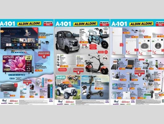 A101'e ak&uuml;l&uuml; SUV araba geliyor! 26 Mayıs A101 kataloğu 