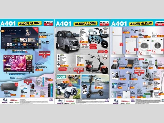 A101'e ak&uuml;l&uuml; SUV araba geliyor! 26 Mayıs 2026 A101 kataloğu 