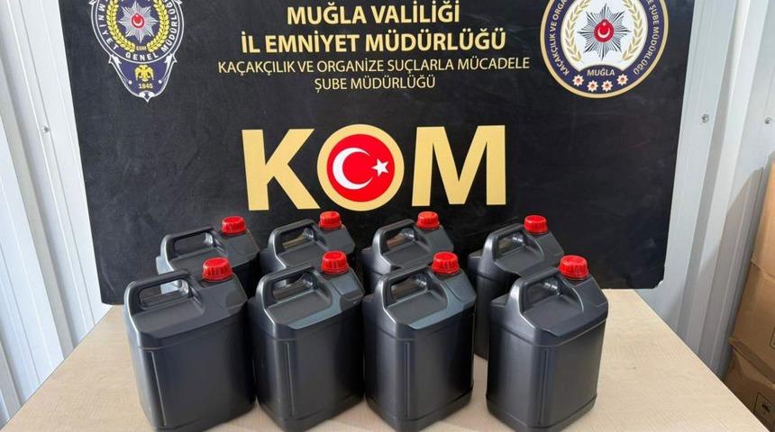 Muğla&rsquo;da bayram tatili &ouml;ncesi sahte alkol operasyonu