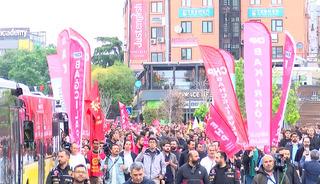 CHP İstanbul İl Başkanlığı y&uuml;r&uuml;y&uuml;ş d&uuml;zenledi
