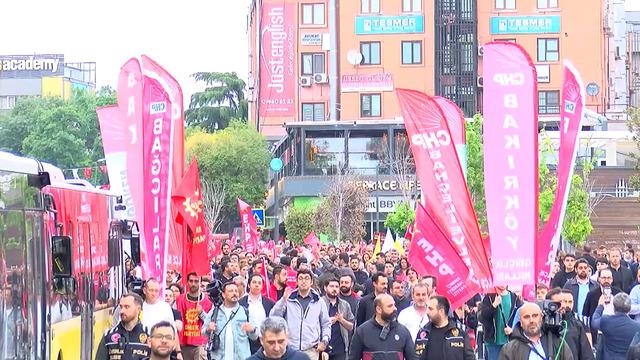 CHP İstanbul İl Başkanlığı yürüyüş düzenledi