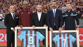 Trabzonspor&rsquo;da Nwakaeme ve Edin Visca veda etti