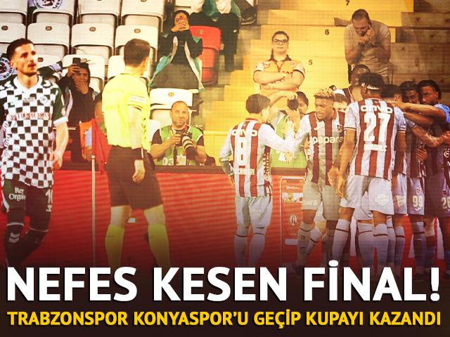 Trabzonspor, Konyaspor'u yenerek T&uuml;rkiye Kupası'nda zafere ulaştı!
