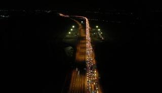 Bayram g&ouml;&ccedil;&uuml; başladı: Otoyollarda trafik durdu