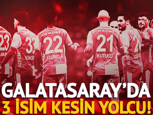 Galatasaray'da kural sonrası ayrılık r&uuml;zgarı! 3 isim kesin olarak gidiyor