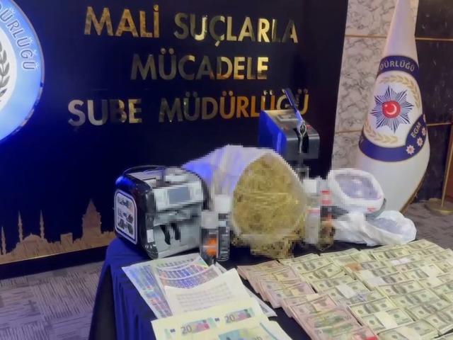 Kilolarca sahte altın ele ge&ccedil;irildi! Deste deste sahte dolar ve avro da var