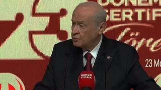 MHP lideri Devlet Bahçeli: 'Devletle kavgaya tutuşanların yaptığı siyaset değildir'