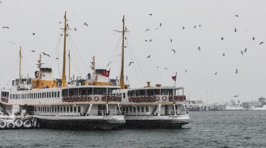 İstanbul'da bazı vapur seferleri iptal edildi