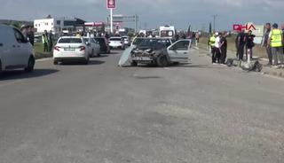 Kilis'te trafik kazası! Yaralılar var