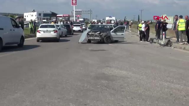 Kilis'te trafik kazası! Yaralılar var