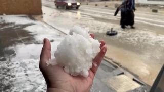 Adıyaman’da dolu yağışı hayatı olumsuz etkiledi