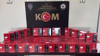 Aydın'da kaçak telefon operasyonu: 100 cihaza el konuldu