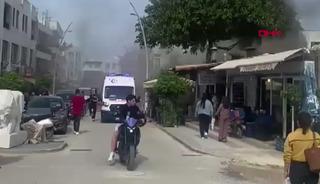 Muğla'da yangın! 2 iş yerinde zarar oluştu