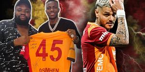 Galatasaray'da Osimhen'in dostu Icardi'nin geleceğini a&ccedil;ıkladı!