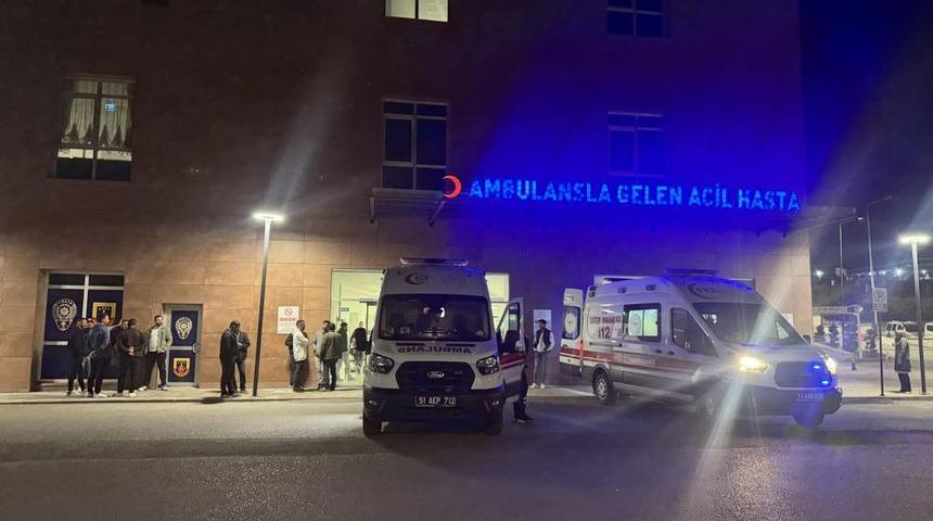 Niğde'de ger&ccedil;ekleşene silahlı saldırıda 1 kişi yaralandı