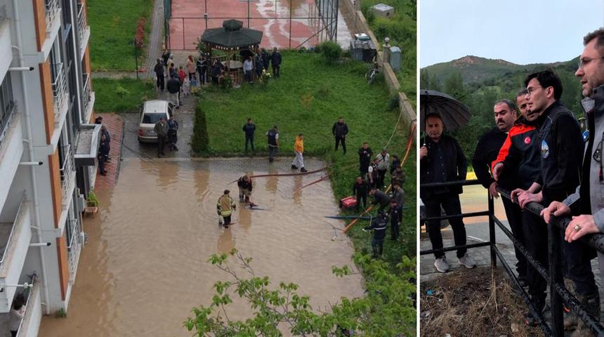 Başkan Yazıcıoğlu&rsquo;ndan sağanak sonrası vatandaşlara destek