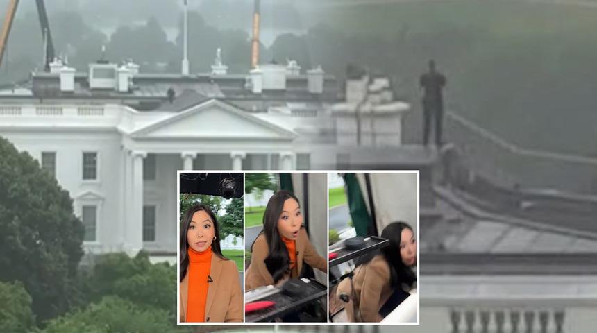 ABD alarmda! Beyaz Saray yakınlarında silah sesleri duyuldu, &ccedil;atıya keskin nişancılar yerleştirildi