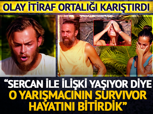 Survivor Can Berkay'dan olay itiraf! "Sercan ve Deniz arasında ilişki var diye..."