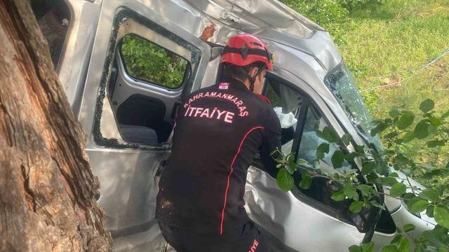 Kahramanmaraş’ta trafik kazası: 1’i ağır 4 yaralı