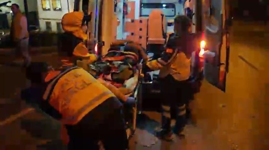 Merdivenlerden u&ccedil;an motosiklet s&uuml;r&uuml;c&uuml;s&uuml; yaralandı