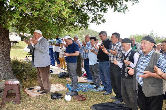 Sarıgöl'de 200 yıllık 'Olcak Dede' geleneğinde onlarca kurban kesildi