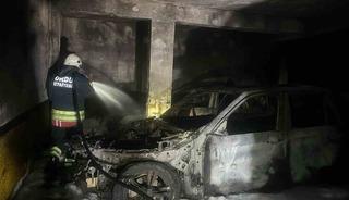 Ordu&rsquo;da otopark yangını: 3 ara&ccedil;ta hasar oluştu