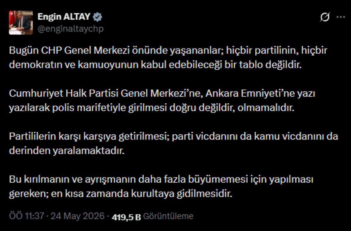 Kılıçdaroğlu nu desteklemişlerdi! "Genel Merkeze polis eşliğinde müdahale" tepkisi 5