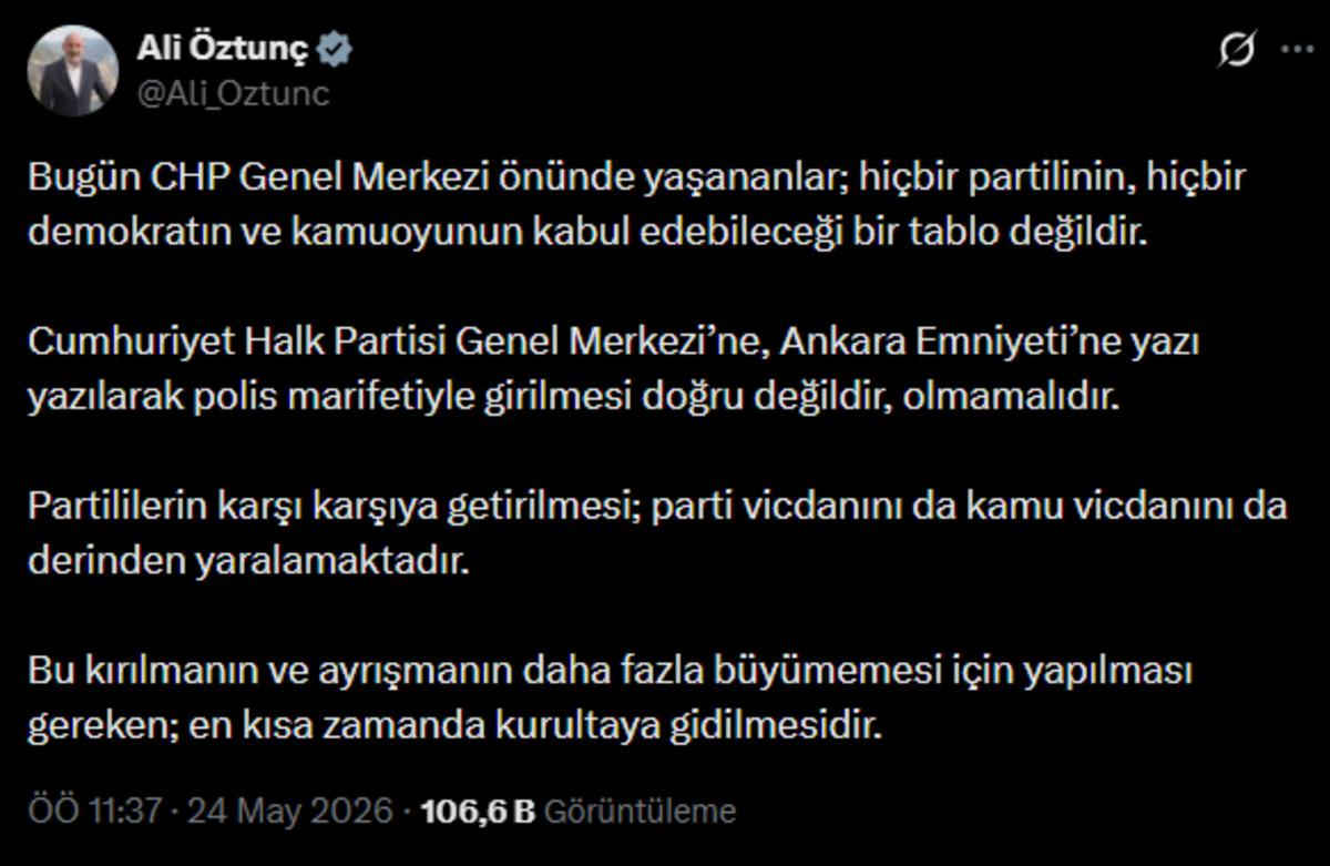 Kılıçdaroğlu nu desteklemişlerdi! "Genel Merkeze polis eşliğinde müdahale" tepkisi 6