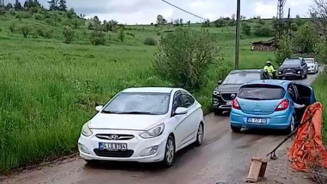 Bolu’da tatilciler köy yollarında yoğunluğa sebep oldu