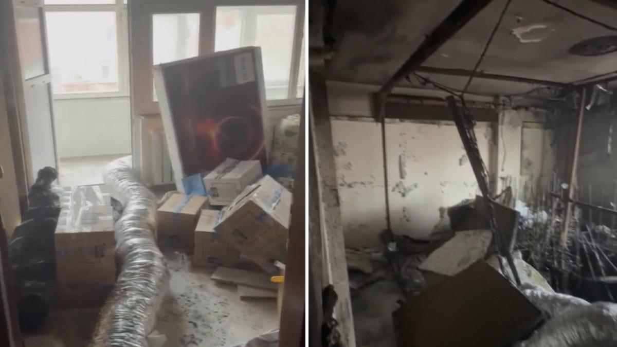 Şişli’de yangın ihbarına gittiler uyuşturucu serası buldular; değeri yarım milyon lira 1