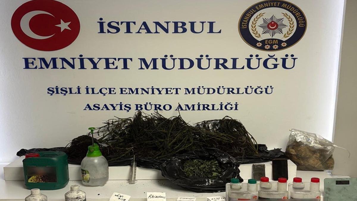 Şişli’de yangın ihbarına gittiler uyuşturucu serası buldular; değeri yarım milyon lira 5