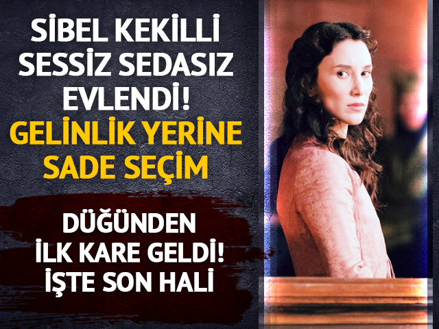 Sibel Kekilli sessiz sedasız evlendi! İşte ilk kare