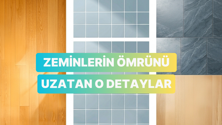 Zeminlerinizin &ouml;mr&uuml;n&uuml; uzatıp parlaklığını koruyacak bakım &ouml;nerileri