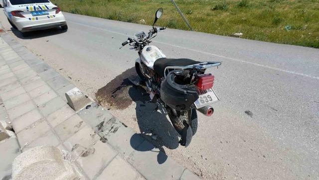 Karaman’da motosiklet kazası: 1 yaralı 1