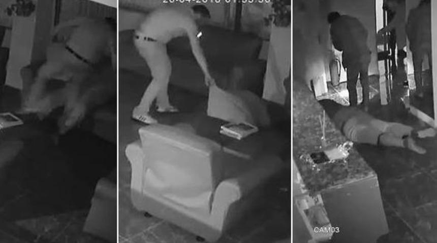 Giresun'da otelde dehşet anları... Böyle kayda geçti