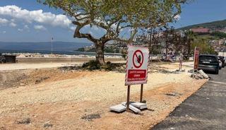 Gemlik sahil &ccedil;alışmaları t&uuml;m hızıyla s&uuml;r&uuml;yor