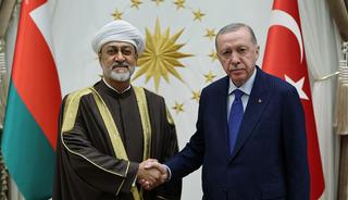 Cumhurbaşkanı Erdoğan, Umman Sultanı Tarık ile g&ouml;r&uuml;şt&uuml;