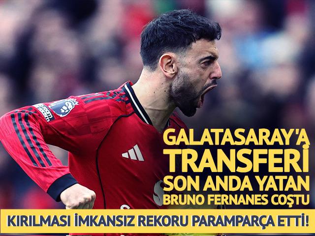 Bruno Fernandes Premier Lig'de kırılması imkansız rekoru yıktı!