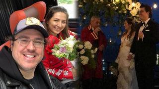  İbrahim Büyükak ile Nurdan Beşen evlendi! İşte düğünden ilk kareler
