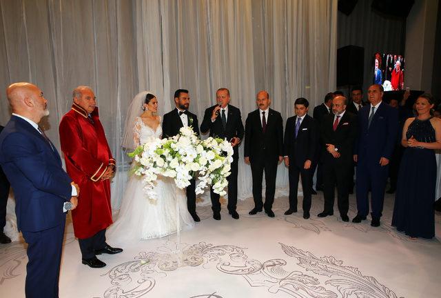 Cumhurbaşkanı Erdoğan ALİ Şan'ın düğününe katıldı