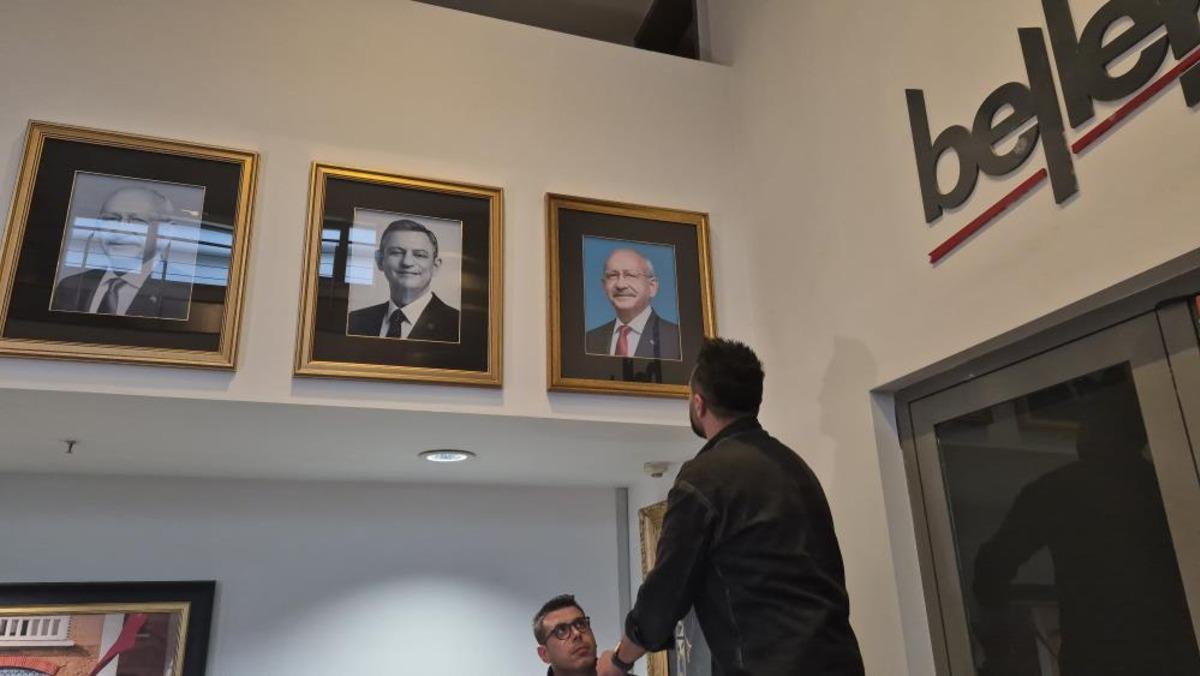 Kılıçdaoğlu nun fotoğrafı genel merkeze tekrar asıldı: Dikkat çeken Özgür Özel detayı 6